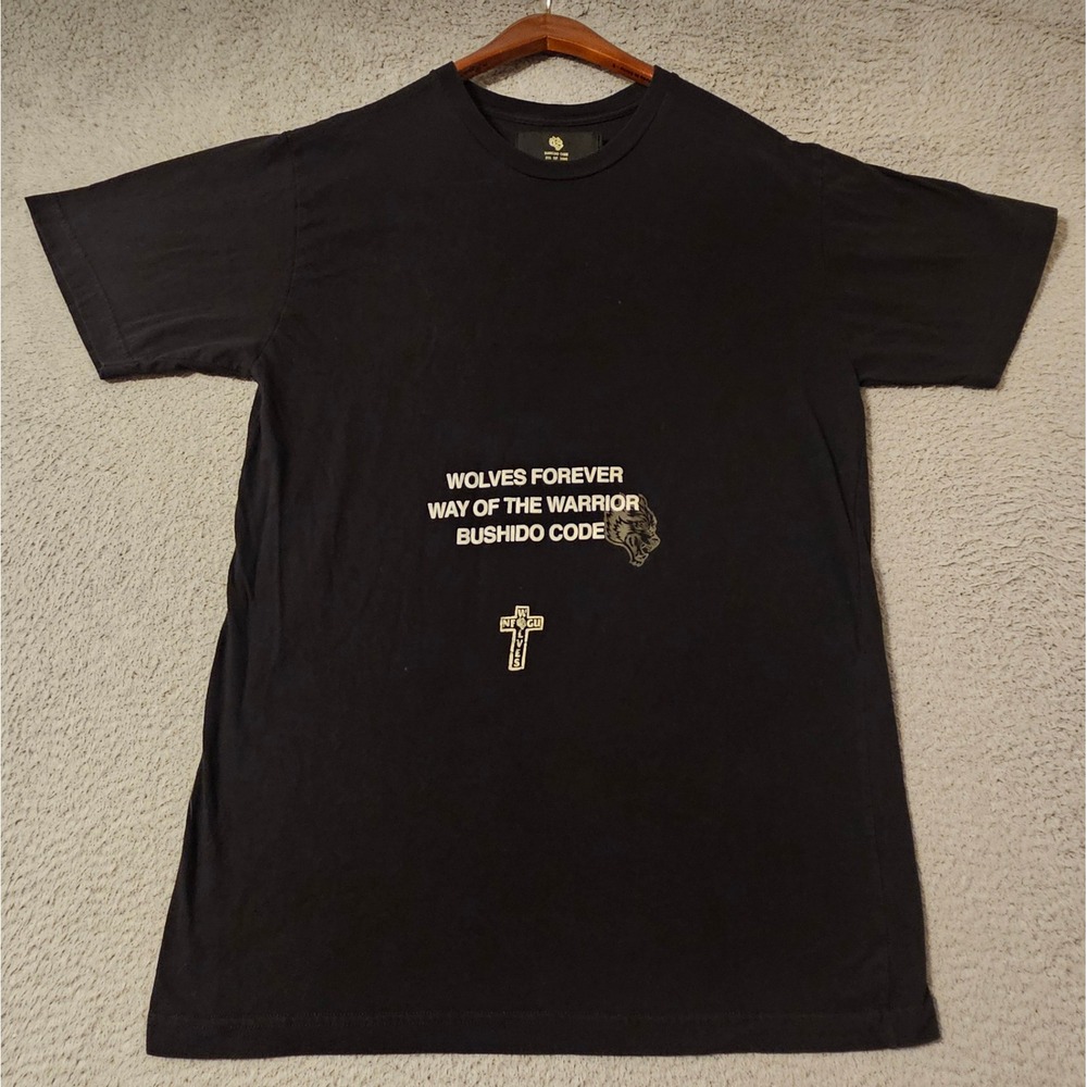 Darc Sport Bushido Code Wolves Forever T-Shirt Mens Large Black Limited Edition